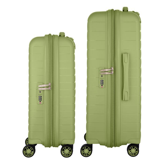 Набір валіз 2E Aero (M+S), оливково-зелені (2E-SPP-AERO-SET2-MG) зображення 4