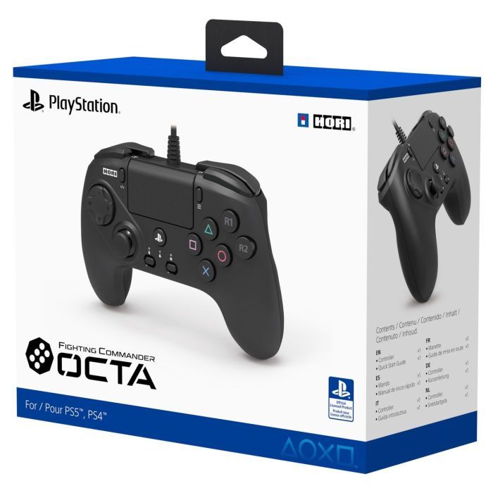 Геймпад Hori Fighting Commander Octa PC/PS4/PS5 USB Black (SPF-023U) зображення 7