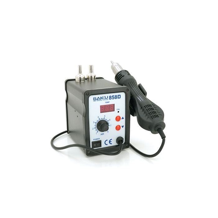 Паяльная станция Bakku BK-858D цифровая индикация, фен (138*100*150) 1,85 кг (BK-858D)