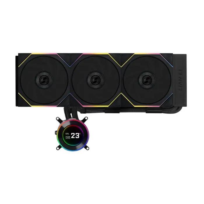 Система рідинного охолодження Lian Li HydroShift II LCD-C 360TL, Black (G89.GHS2LCD36TB.00)