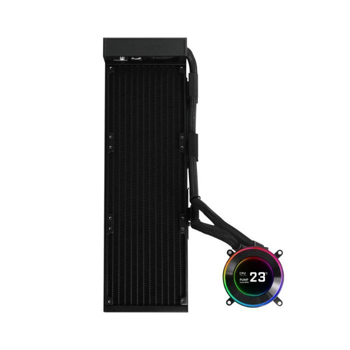 Система рідинного охолодження Lian Li HydroShift II LCD-C 360TL, Black (G89.GHS2LCD36TB.00) зображення 5