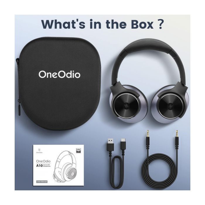 Навушники OneOdio A10 Bluetooth 3,5мм Black (A10 Black) зображення 3
