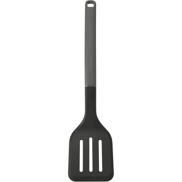 Лопатка кухонна KitchenAid Classic з прорізами 34 см білий (KHA002OHPNG)