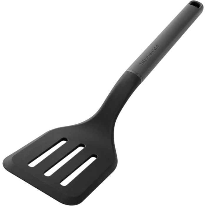 Лопатка кухонна KitchenAid Classic з прорізами 34 см білий (KHA002OHPNG) зображення 2