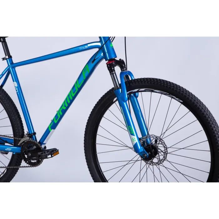 Велосипед Formula 29" THOR DD CS рама-21" AL 2026 синій з зеленим (OPS-FR-29-434) изображение 4