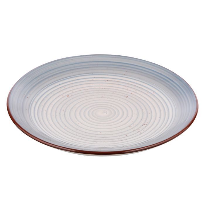 Тарілка Ardesto Salerno, 26.8см, кераміка, сірий/світло-сірий (AR1127SG)