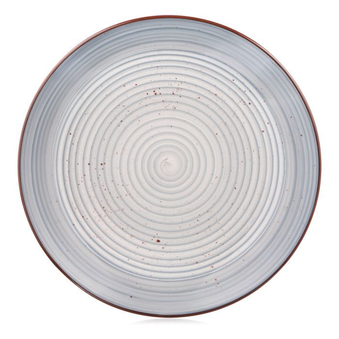 Тарілка Ardesto Salerno, 26.8см, кераміка, сірий/світло-сірий (AR1127SG) зображення 4