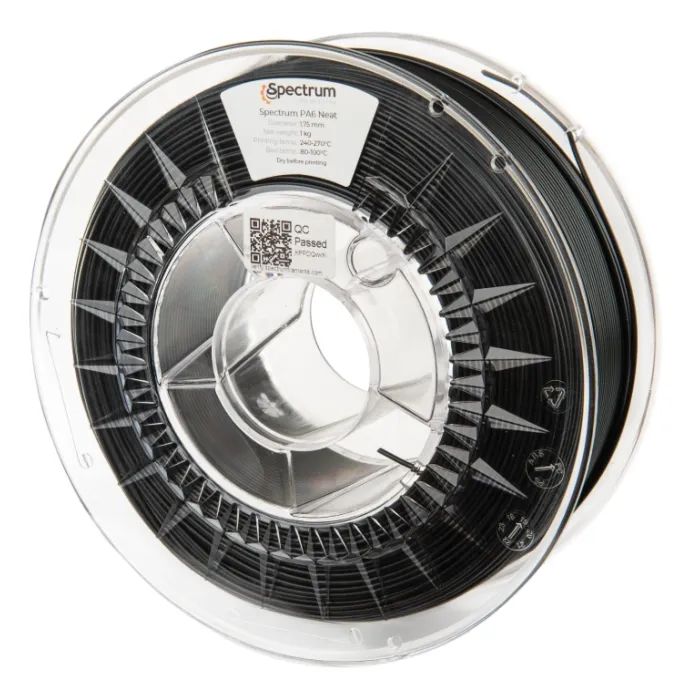 Пластик для 3D-принтера Spectrum PA6 Neat 1.75mm BK 0.75kg (80582)