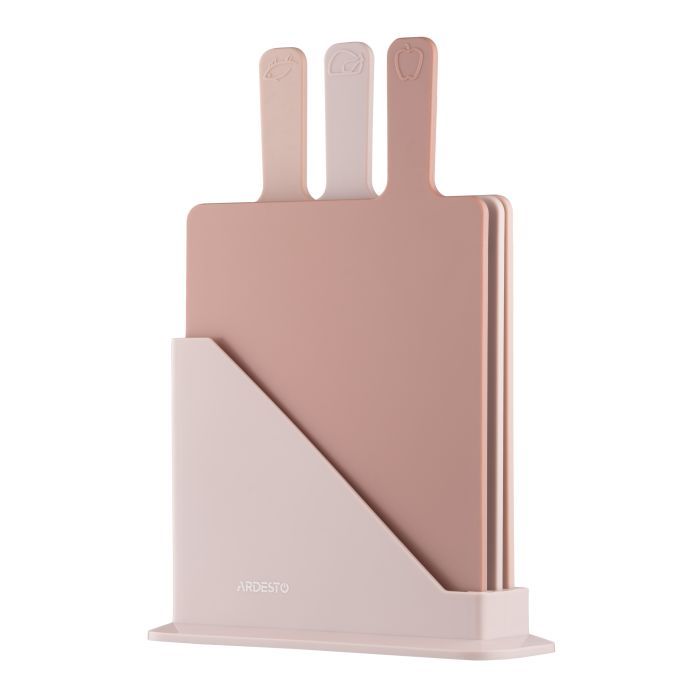 Дошка для нарізання Ardesto Fresh, Набір 3шт, 24.1х33х7.9см, сірий (AR1403GRB)