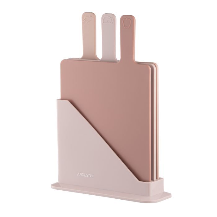 Дошка для нарізання Ardesto Fresh, Набір 3шт, 24.1х33х7.9см, сірий (AR1403GRB) зображення 2