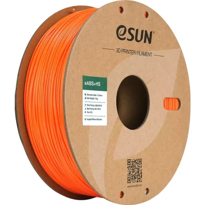 Пластик для 3D-принтера eSUN eABS-HIGH SPEED 1кг, 1.75мм, ORANGE (EABS+HS-P175O1)
