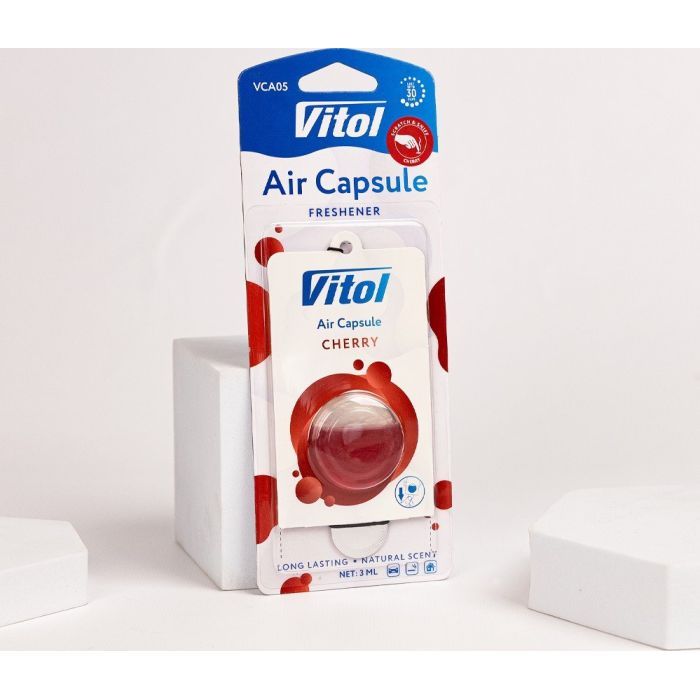 Ароматизатор для автомобиля VITOL Air Capsule Cherry 3мл (VCA05) изображение 2