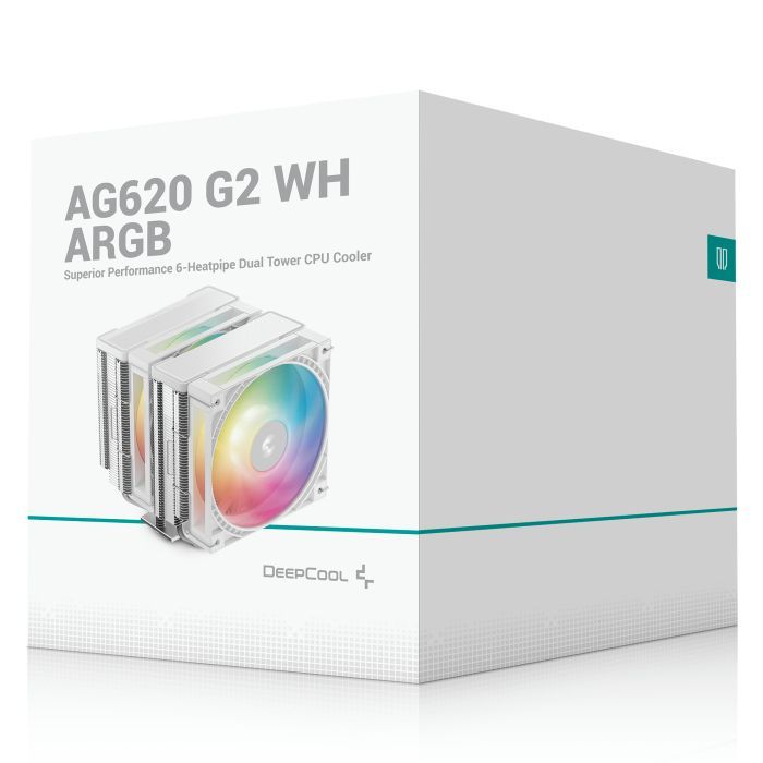 Кулер для процессора Deepcool AG620 G2 WH ARGB (R-AG620-WHAMMG2-G) изображение 9