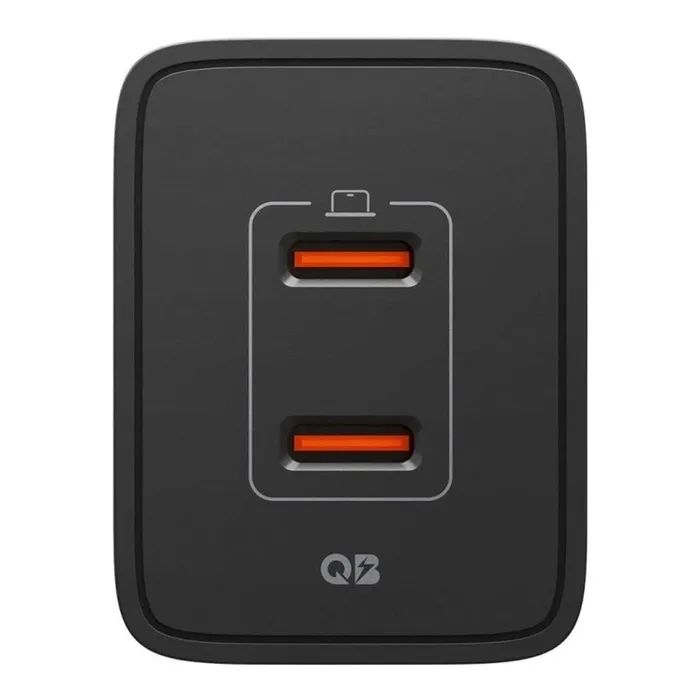 Зарядное устройство Spigen 2xUSB-C PD 47W black (ACH09457) изображение 2