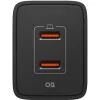 Зарядное устройство Spigen 2xUSB-C PD 47W black (ACH09457) изображение 2