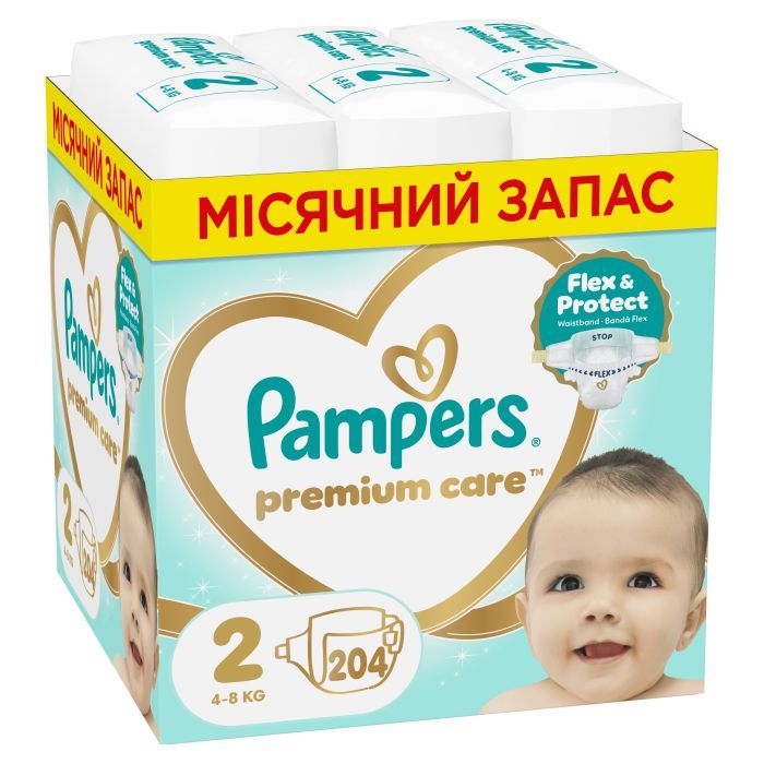 Подгузники Pampers Premium Care Размер 2 (4-8 кг) 46 шт (8001841104799)