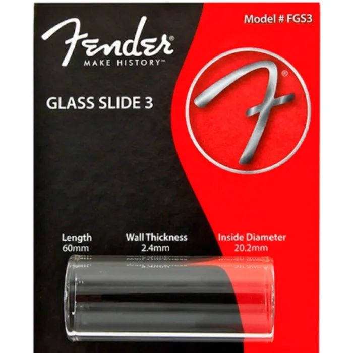 Слайдер для гітари Fender Glass Slide 3 Thick Med FGS3 (208791) зображення 2