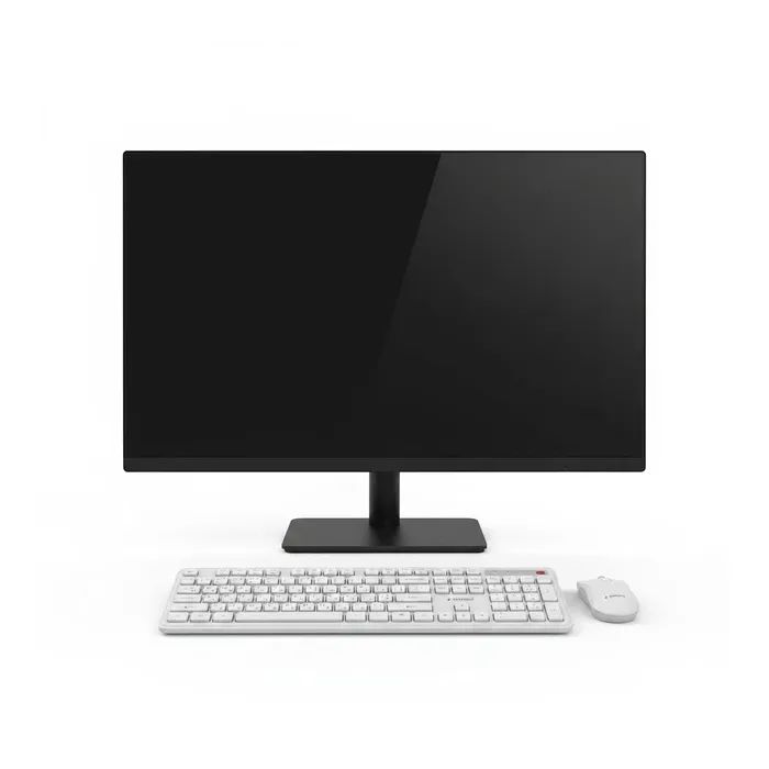 Комплект Gembird Slim Pro Business Wireless White (KBS-WPS-01-W-CYRL) изображение 6
