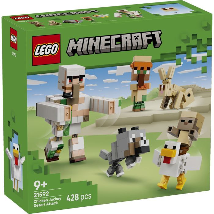 Конструктор LEGO Minecraft Куриный Жокей: атака в пустыне (21592)