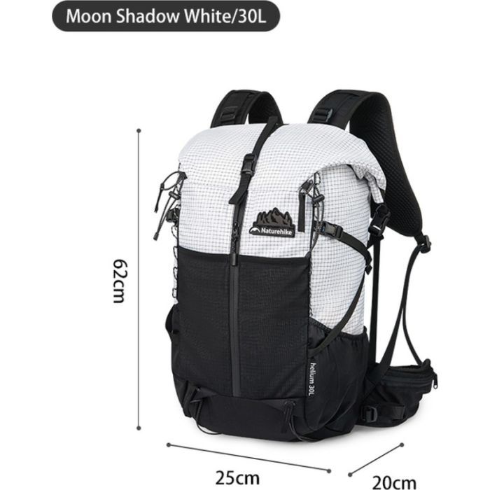 Рюкзак туристический Naturehike CNK2300016 Helium 30+5 л білий (6976507663311) изображение 2