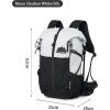 Рюкзак туристический Naturehike CNK2300016 Helium 30+5 л білий (6976507663311) изображение 2