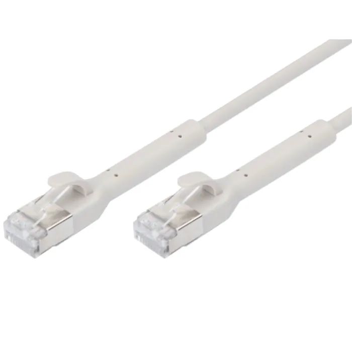 Патч-корд 0.3м, SFTP, cat.6A, AWG 32/7, Cu, TPE-LSZH, гибкий, grey Digitus (DK-1632-A-003B)