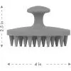 Гребінець для тварин Dexas BrushBuster світло-сірий (0084297309459) зображення 3