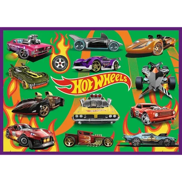 Пазл Trefl Hot Wheels Гоновчний автомобіль 4х 250 елементів (5900511133127) зображення 3