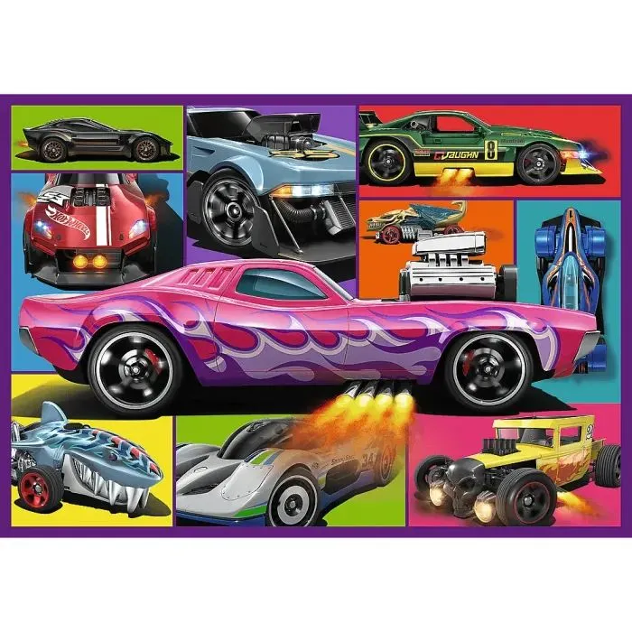 Пазл Trefl Hot Wheels Гоновчний автомобіль 4х 250 елементів (5900511133127) зображення 4