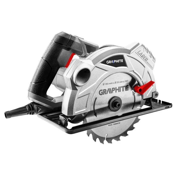 Дисковая пила Graphite 1500W, диск 190мм (58G492)