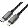 Дата кабель USB 2.0 AM to Lightning 1.2m 30W nylon black Acefast (6974316285410) изображение 2
