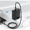 Дата кабель USB 2.0 AM to Lightning 1.2m 30W nylon black Acefast (6974316285410) изображение 6