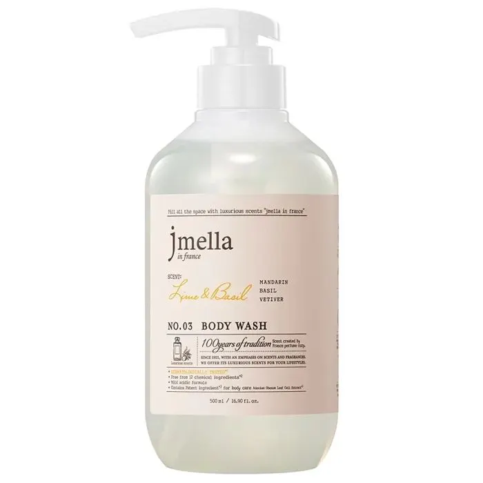 Гель для душа Jmella Lime & Basil 500 мл (8809711716826)