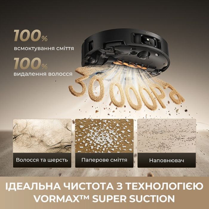 Пилосос Dreame Bot MatriX 10 Ultra Black (RLX95CE-bl) зображення 2