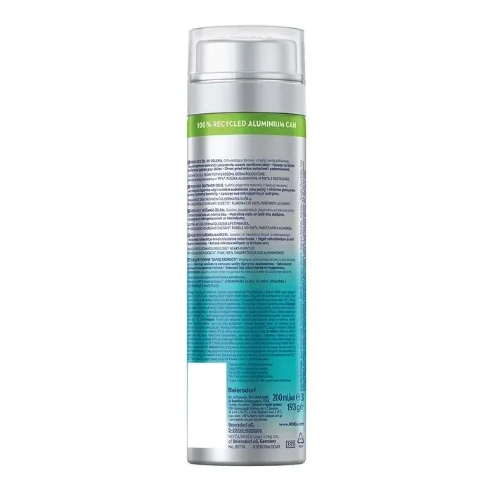 Гель для бритья Nivea MEN Fresh Kick Shaving Gel 200 мл (5900017078663) изображение 2