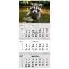 Календарь Axent настенный квартальный 2027 г.,3 пр. Animals 2 (8803-27-32-A)