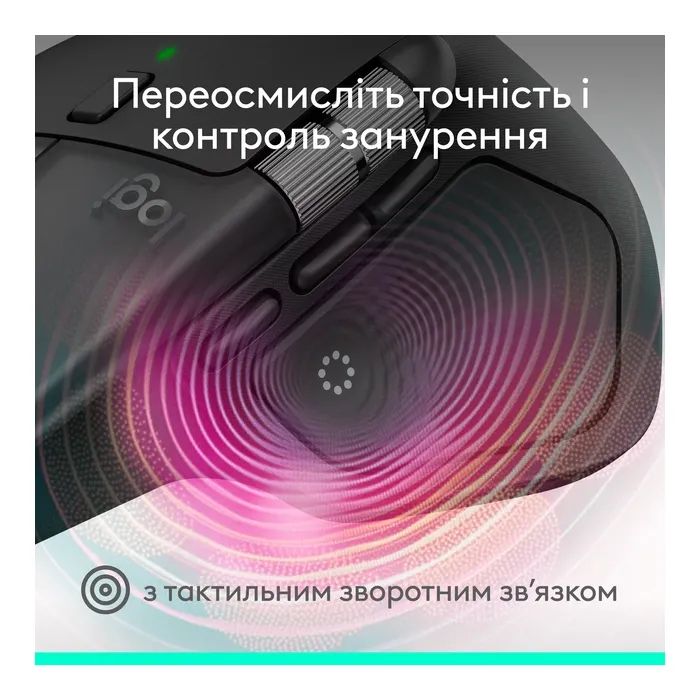 Мышка Logitech MX Master 4 for Mac Performance Bluetooth White/Silver (910-007576) изображение 2