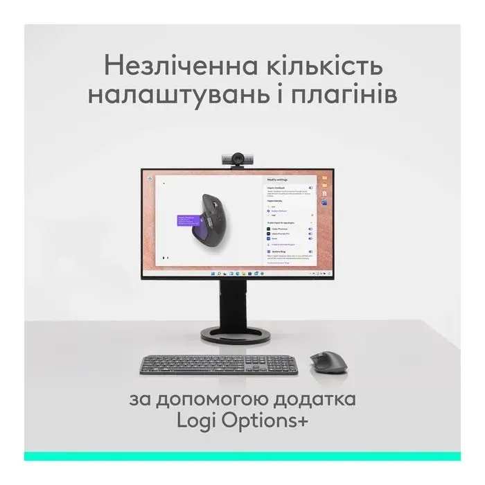 Мышка Logitech MX Master 4 for Mac Performance Bluetooth Space Black (910-007577) изображение 8