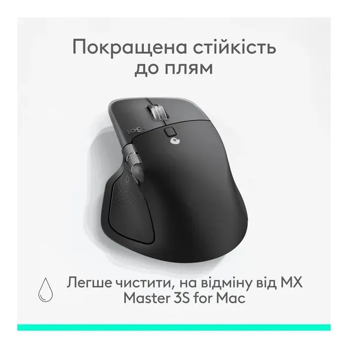 Мышка Logitech MX Master 4 for Mac Performance Bluetooth Space Black (910-007577) изображение 9