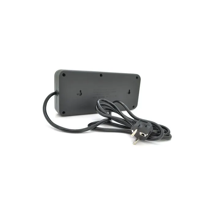 Сетевой фильтр питания Meilepai F33, 6 роз EU Black (F33-Black) изображение 2