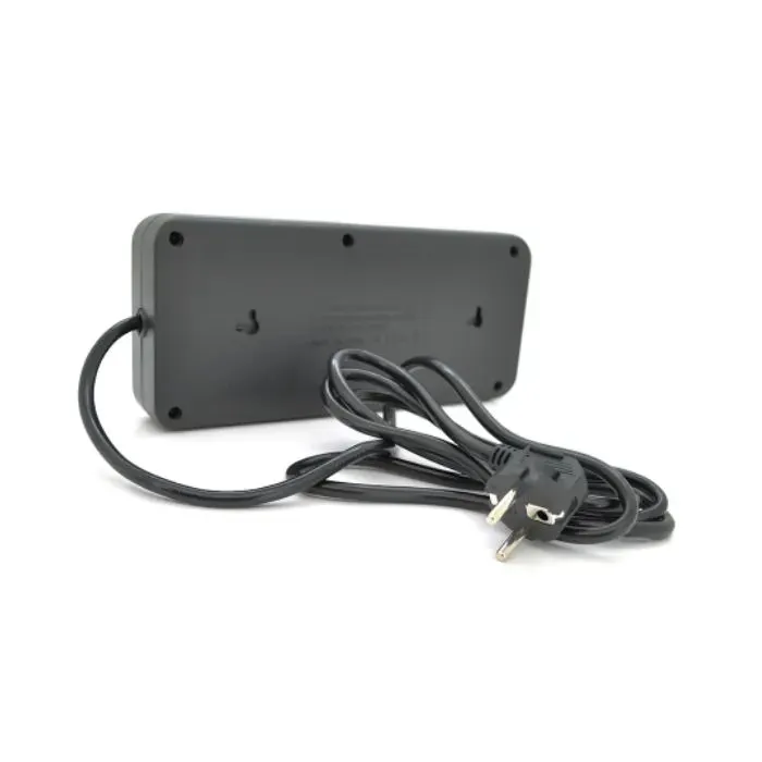 Сетевой фильтр питания Meilepai F33, 6 роз EU Black (F33-Black) изображение 2