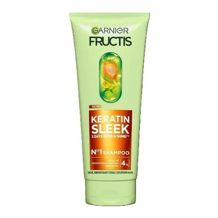 Шампунь Garnier Fructis Keratin Sleek Shampoo 200 мл (3600542638807)