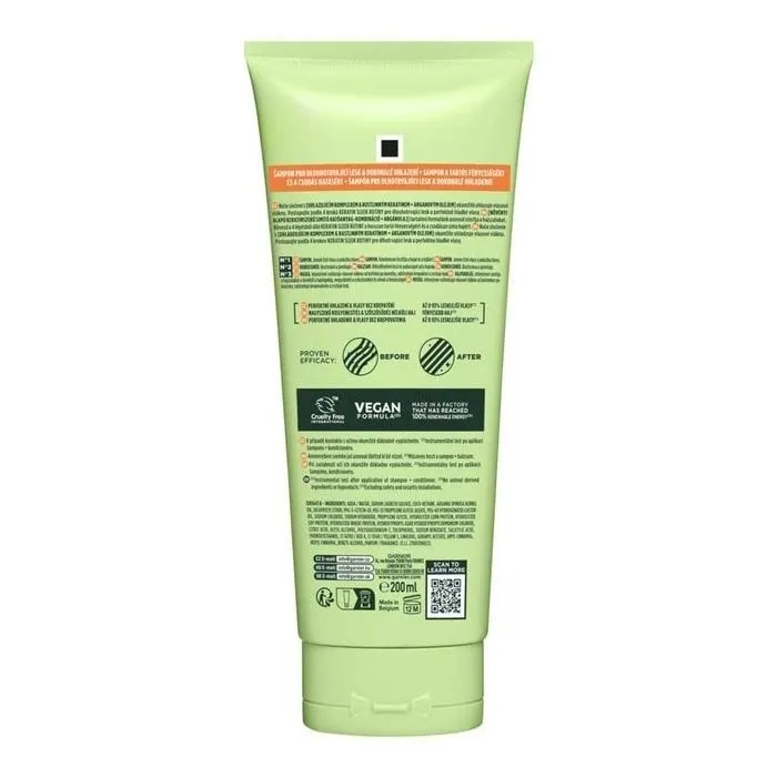 Шампунь Garnier Fructis Keratin Sleek Shampoo 200 мл (3600542638807) изображение 2