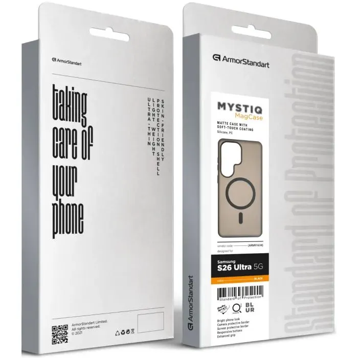 Чехол для мобильного телефона Armorstandart Mystiq MagCase Samsung S26 Ultra 5G Black (ARM91634) изображение 3
