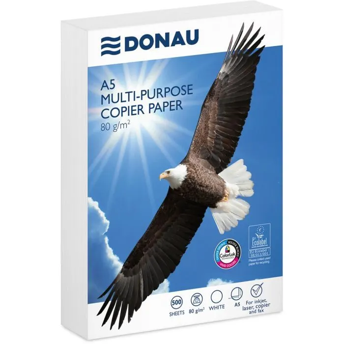 Бумага Donau A5 80г/м2 500арк Copier paper (5901498141457)