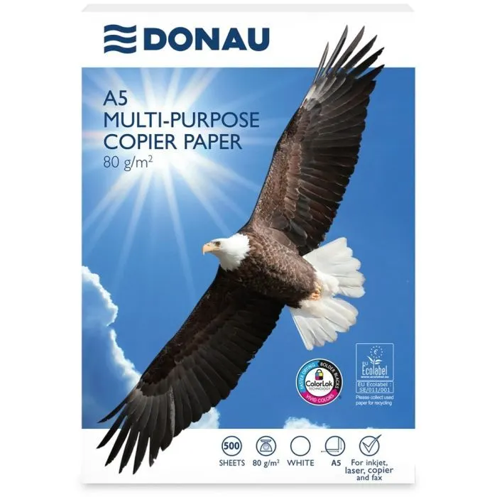 Бумага Donau A5 80г/м2 500арк Copier paper (5901498141457) изображение 2