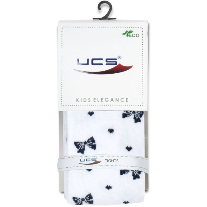 Колготки детские UCS Socks с бантиками (M0C0301-2034-3G-gray) изображение 2