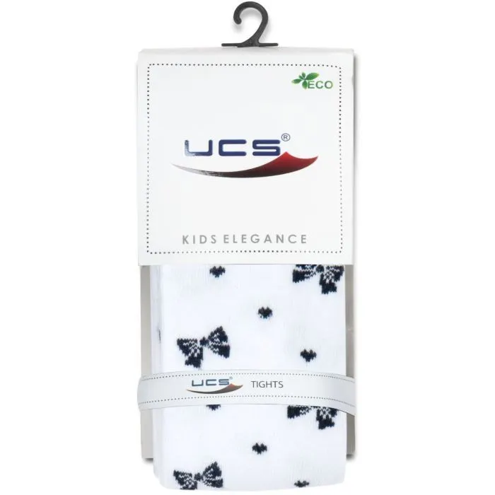 Колготки детские UCS Socks с бантиками (M0C0301-2034-3G-white) изображение 2