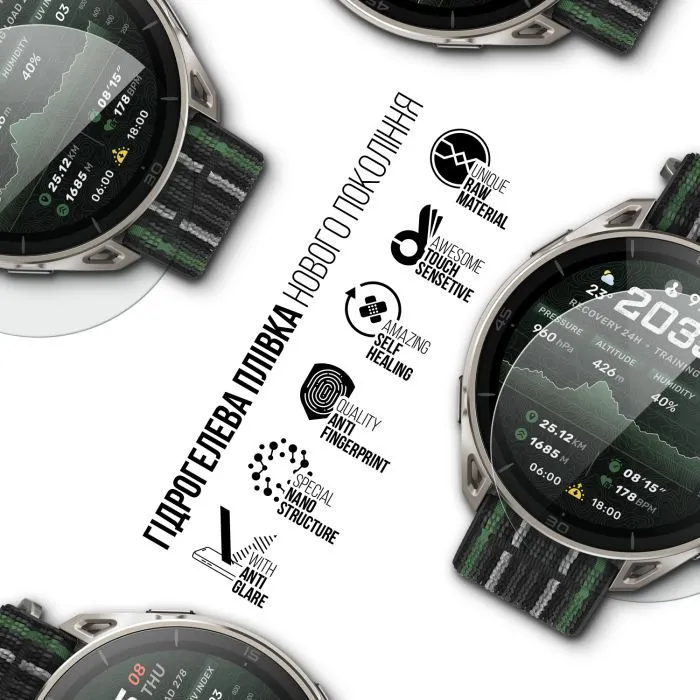 Пленка защитная Armorstandart Matte hydrogel Amazfit Cheetah 2 Ultra 6 pcs (ARM93586) изображение 2