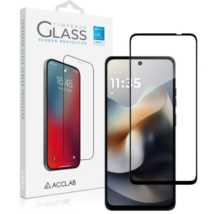 Скло захисне ACCLAB 9H Moto G57 / G57 Power Black (1283126634383)